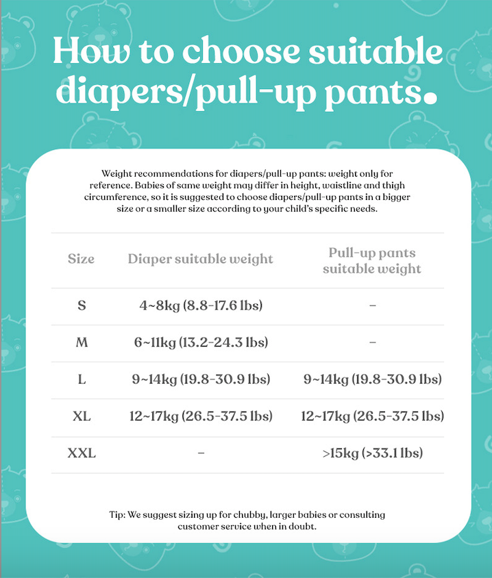 BB Bear Diaper Pants