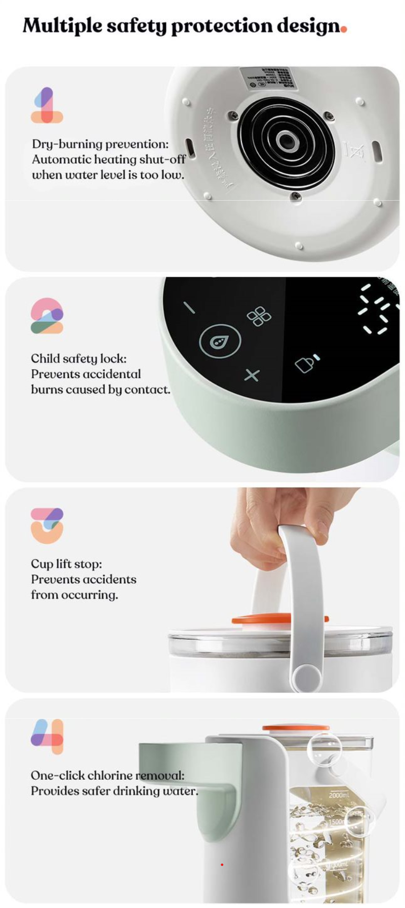 Automatic Smart Electric Kettle (2L)