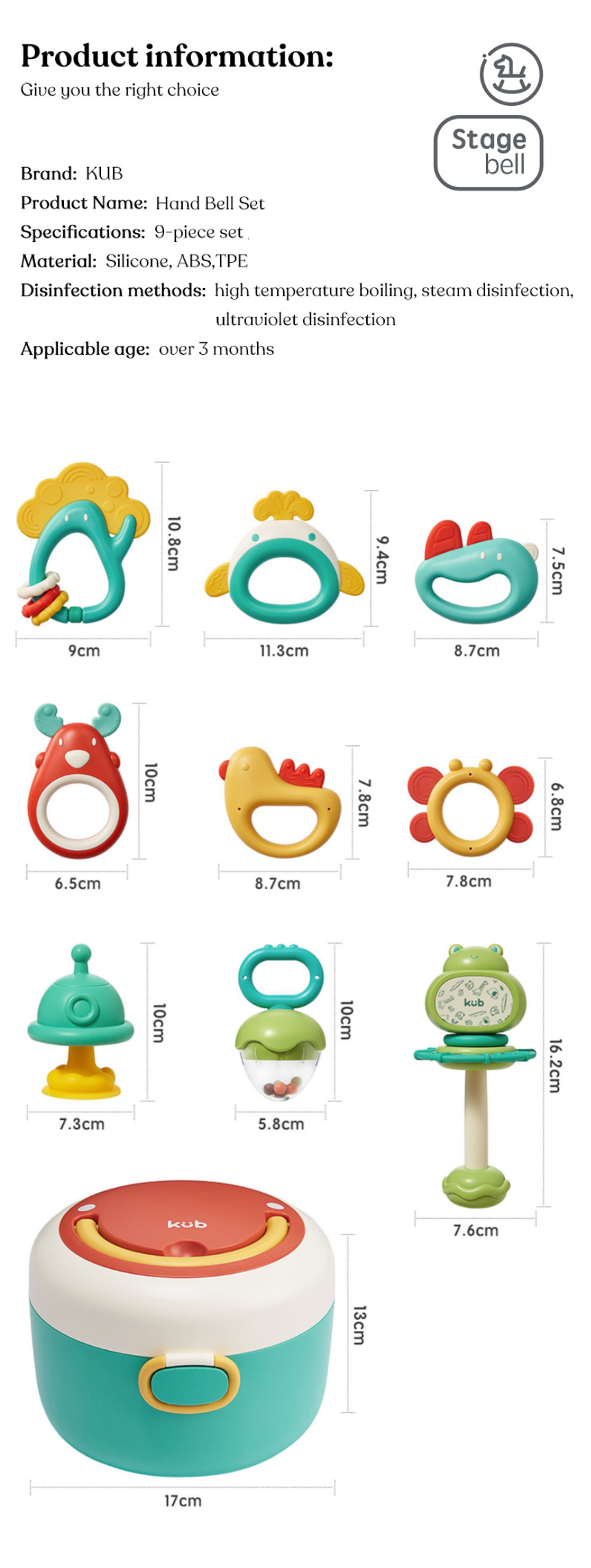 Handbell Set (9 pcs)