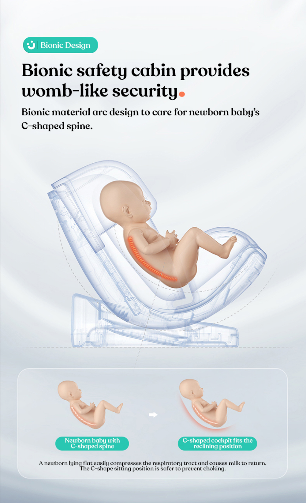 360° Rotating Safety Car Seat
