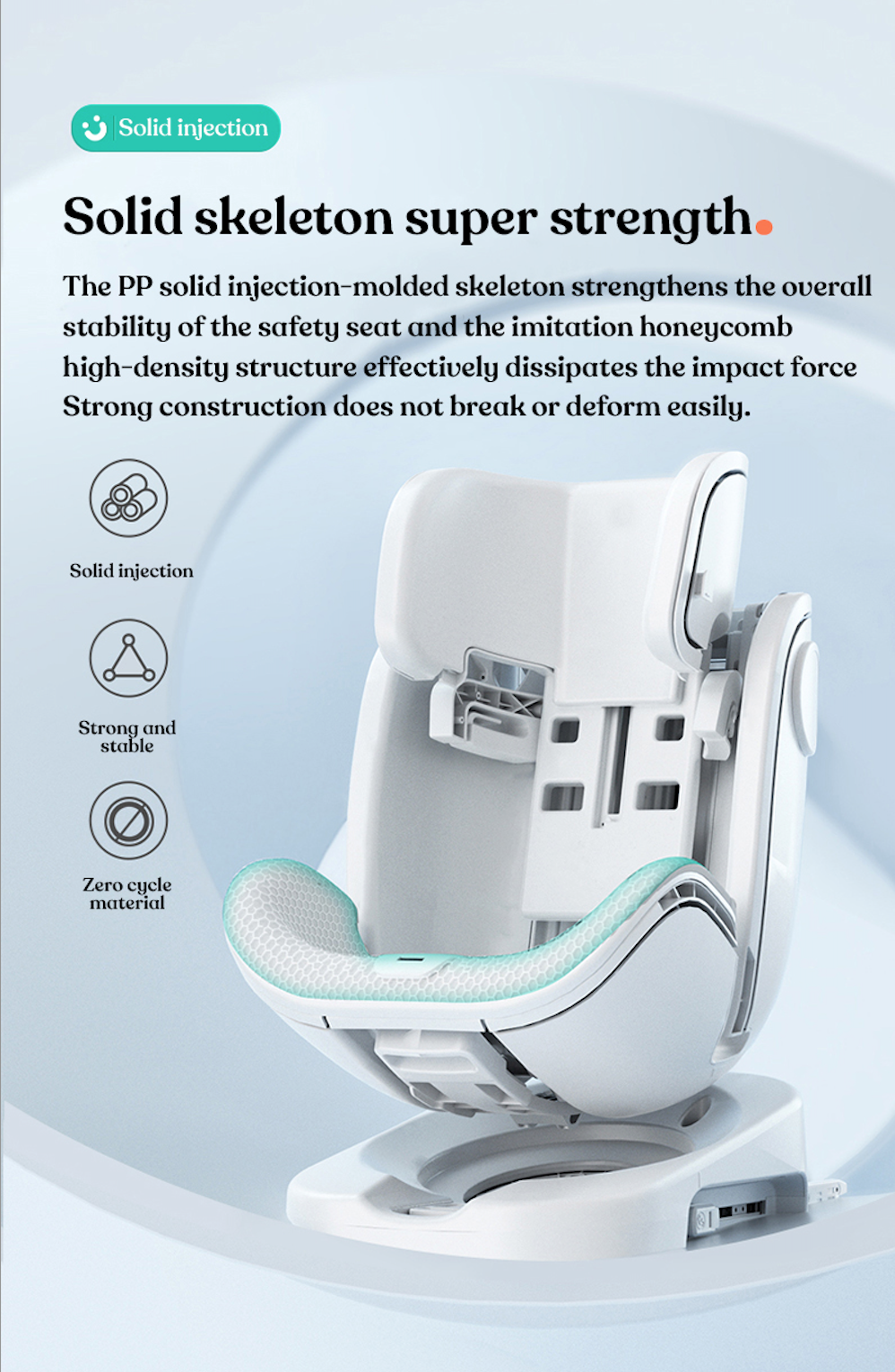 360° Rotating Safety Car Seat