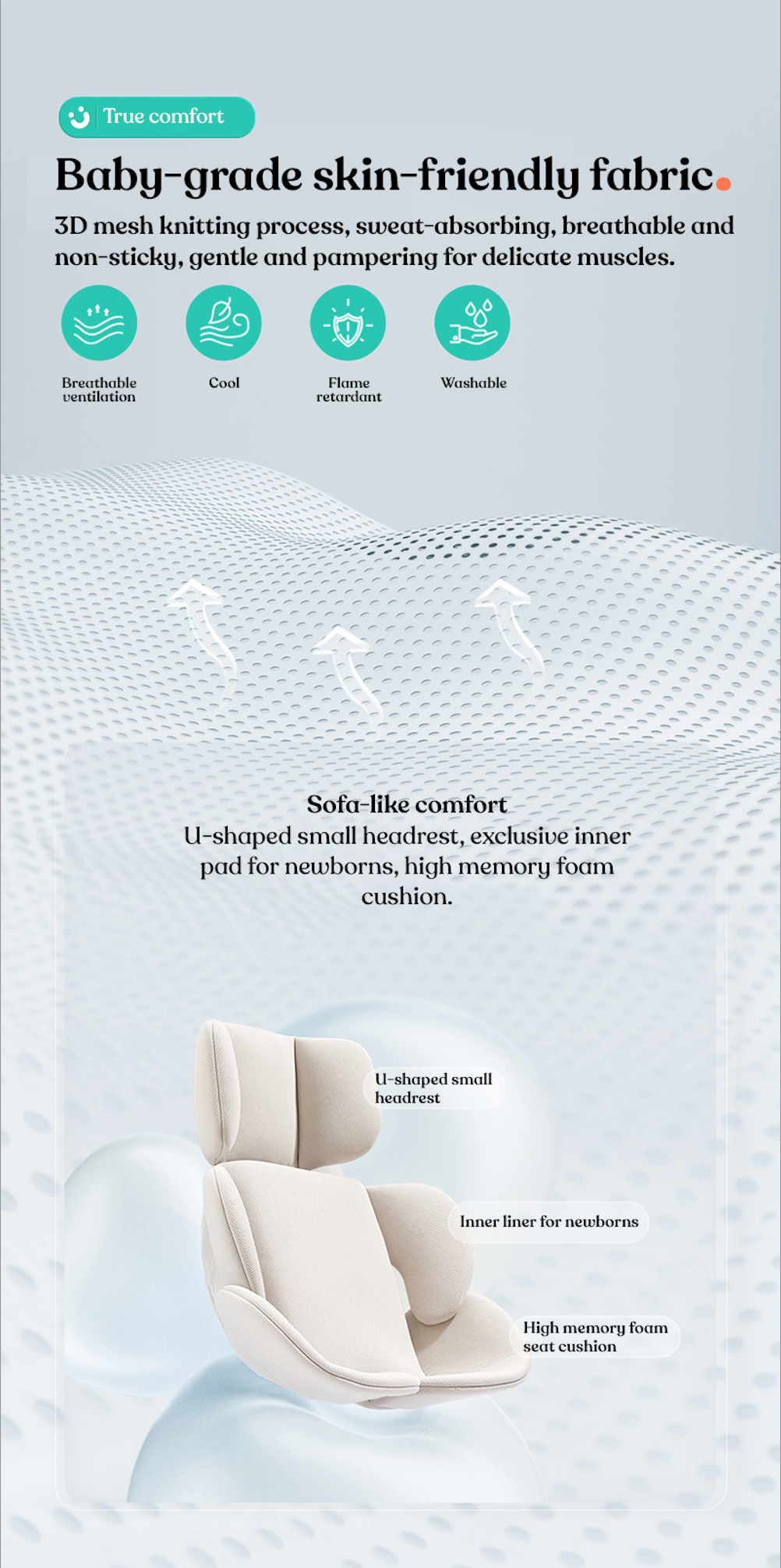 360° Rotating Safety Car Seat