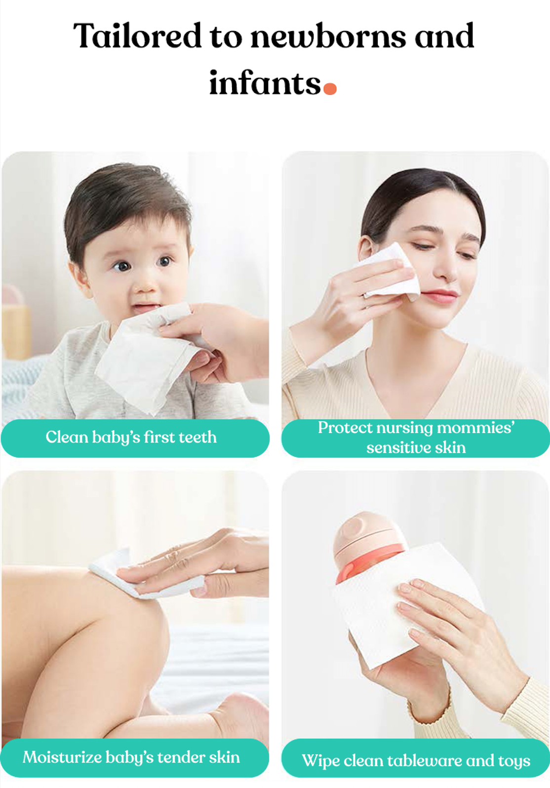 Wet Wipes | 80 Wipes Pack