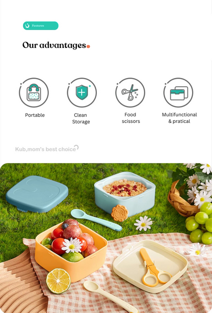 5 Piece Travel Food Container & Bowl Set