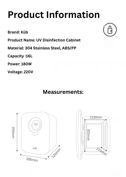 Multifunctional UV Disinfection Cabinet