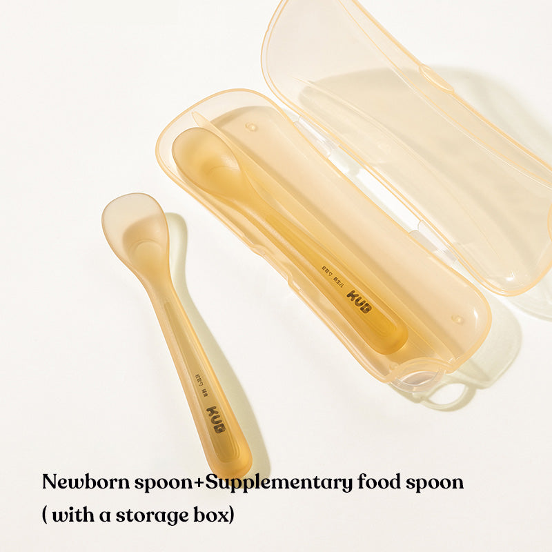 Silicone Spoon Set (2pcs) with Storage Box